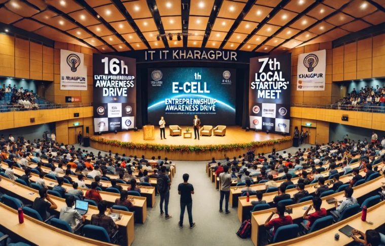IIT Kharagpur’s E-Cell Launches 16th Entrepreneurship Awareness Drive, Hosts 7th Local Startups' Meet